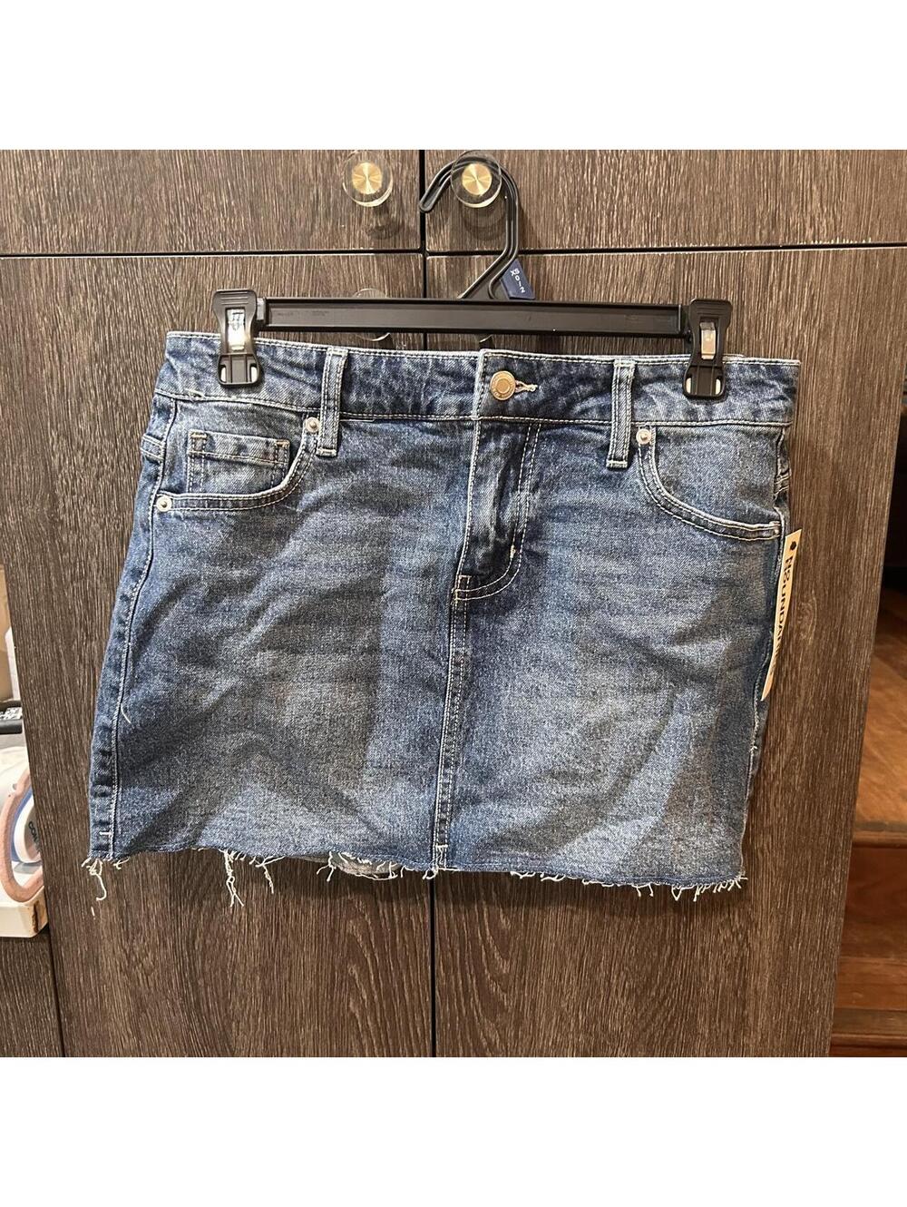 Denim Mini Skirt